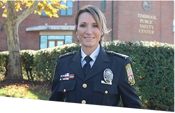 A headshot of the chief of police Amanda Behan